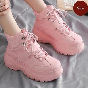 Chunky Mid Top Sneakers